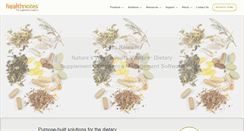 Desktop Screenshot of healthnotes.com